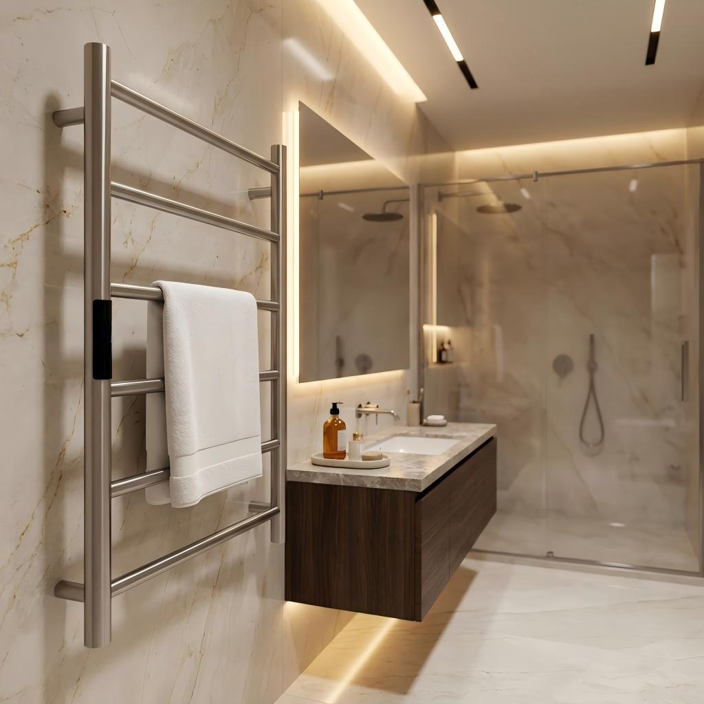 Giá treo khăn nóng định hình không gian chăm sóc sức khỏe hiện đại như thế nào?